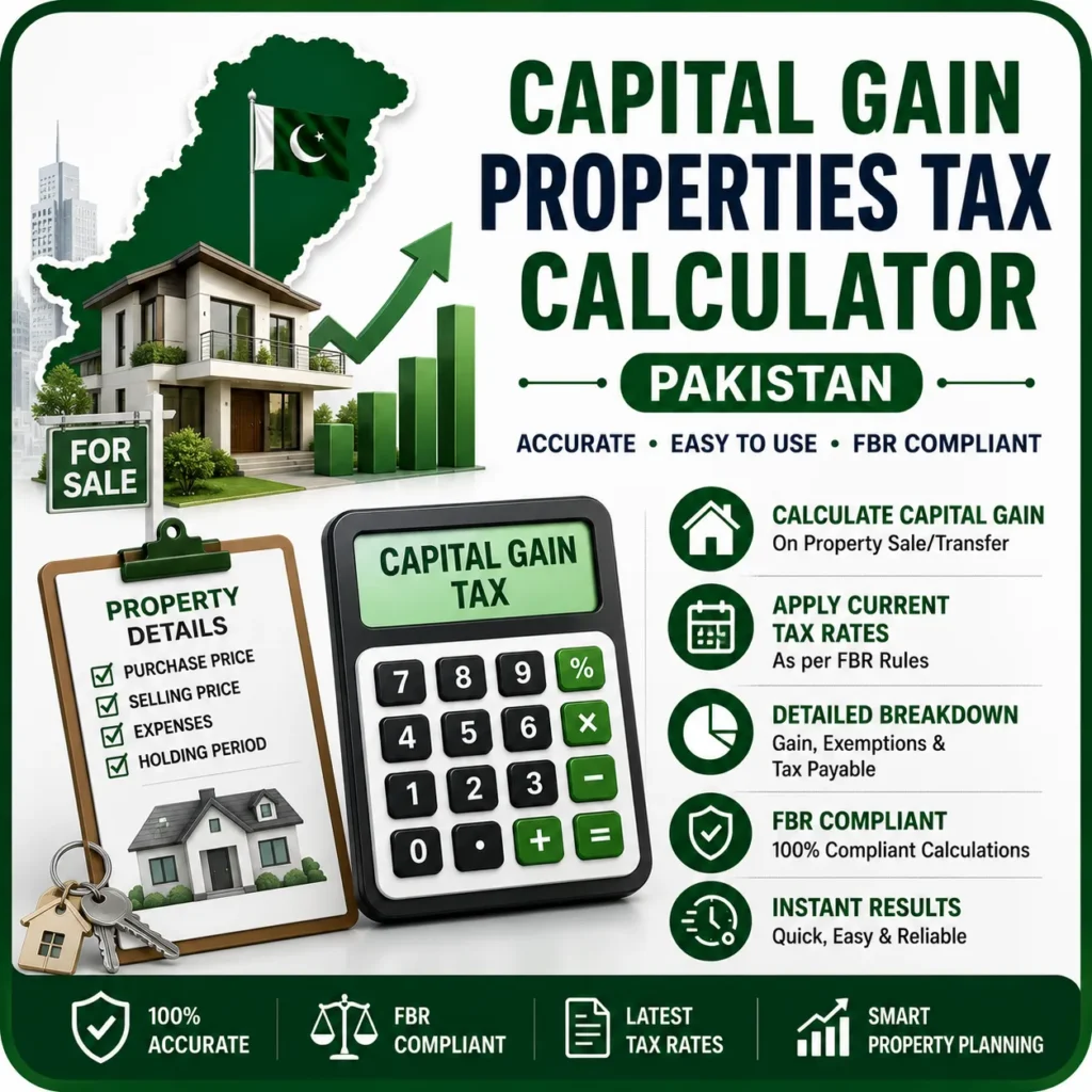 Gain tax on properties tax calculator 20 Capital Gain Properties Tax Calculator Pakistan.webp