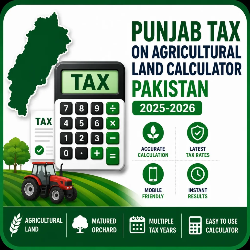 Punjab Tax on Agricultural Land Calculator Pakistan 15 Punjab Tax on Agricultural Land Calculator Pakistan