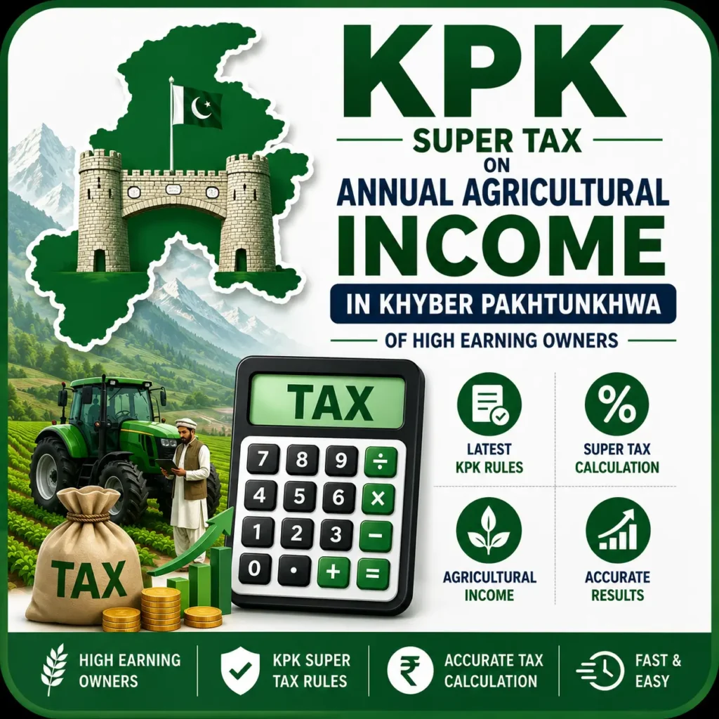 Super Tax on Annual Agricultural Income in KPK of High Earning Owners 12 Super Tax on Annual Agricultural Income in KPK