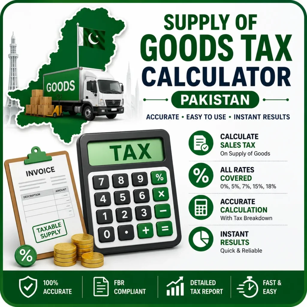Supply of Goods Tax Calculator Pakistan 10 Supply of Goods Tax Calculator Pakistan