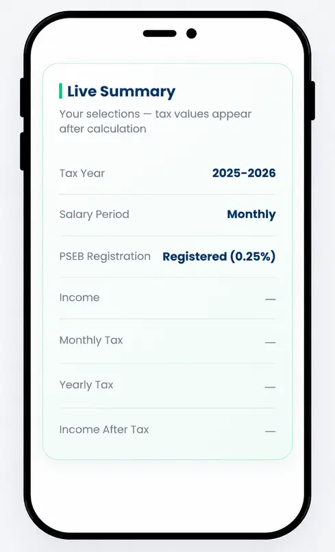 Freelancer Tax Calculator