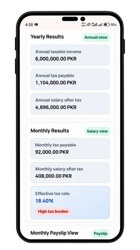 Income Tax Calculator Pakistan 2026-27 | Salary Tax Calculator 4 salary income tax calculator